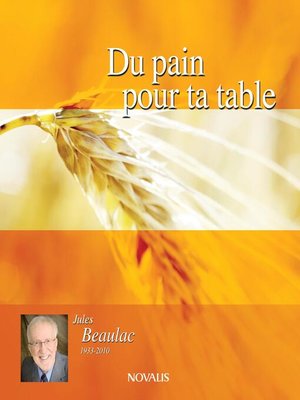 cover image of Du pain pour ta table